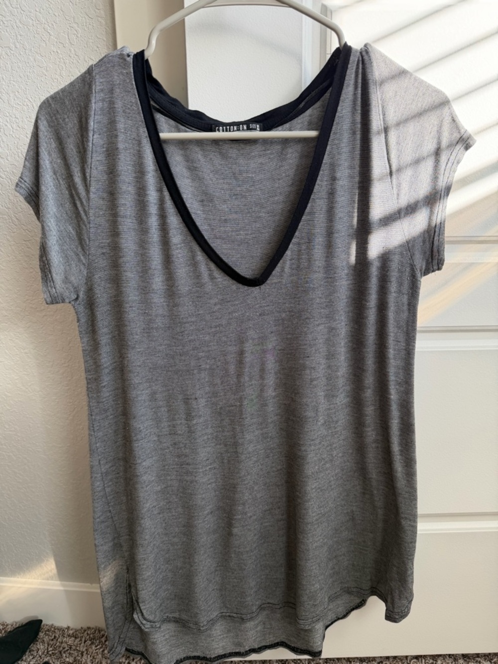 Women’s Cotton On Shirt (Heathered Grey)